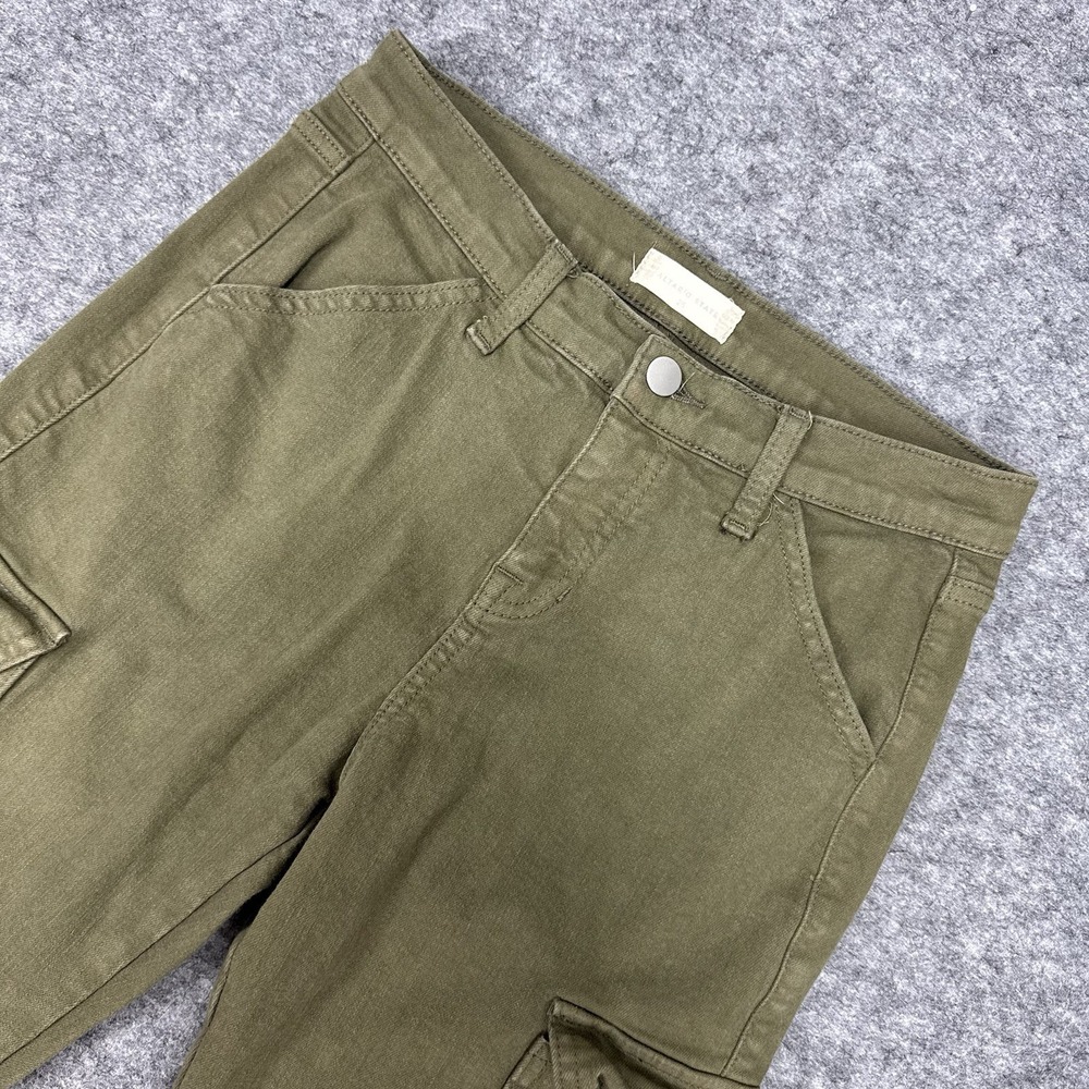 *STAIN Altar'd State Womens 25 Olive Green Cargo Pants‎ Fall Army Wide Leg Pants